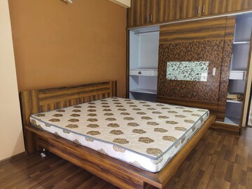 Bedroom in 3 BHK Apartment at Ajmera Casa Vyoma, Vastrapur – for Rent