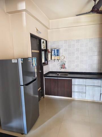 Kitchen in 3 BHK Apartment at Ajmera Casa Vyoma, Vastrapur – for Rent