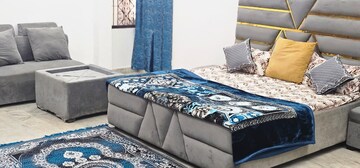 Bedroom in 3 BHK Builder Floor at Paryavaran Complex – for Rent