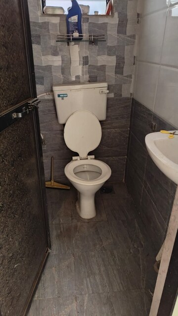 Bathroom in 1 BHK Apartment at Kranti Mayank Residency, Kharghar – for Rent