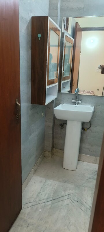 Bathroom in 2 BHK Builder Floor at Paryavaran Complex – for Rent
