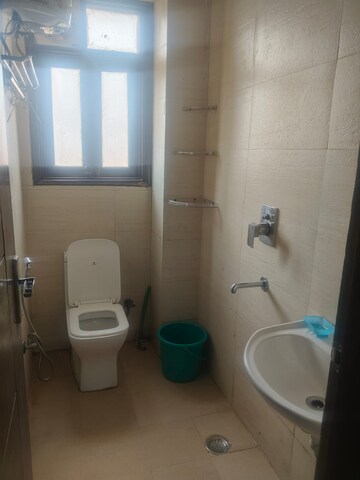 Bathroom in 1 BHK Builder Floor at Paryavaran Complex – for Rent