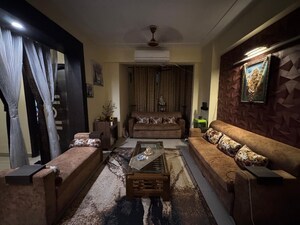 Living Room in 3 BHK Apartment at GH-7 Crossings Republik, Vijay Nagar – for Sale