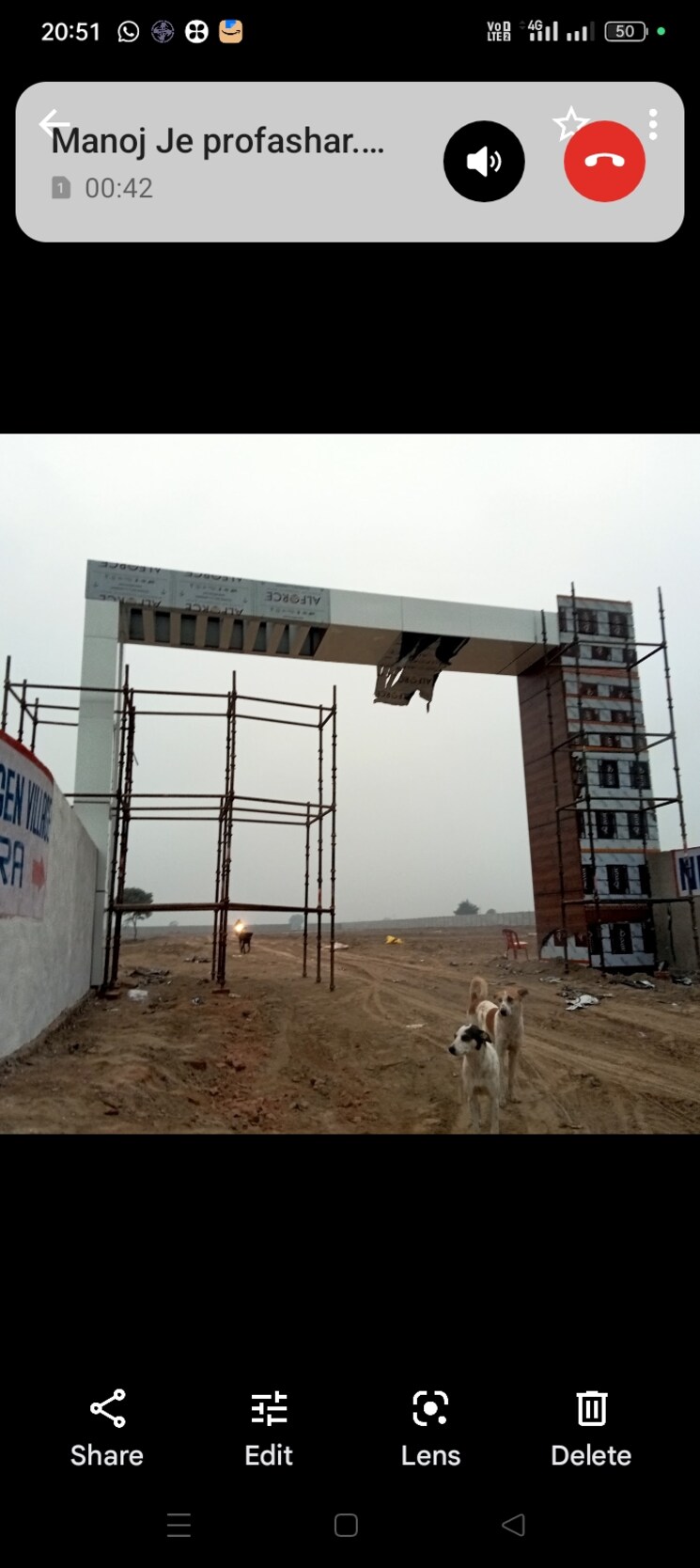 Exterior View, upsidc site b  101 Sq.Yd. Plot In Upsidc Site B Greater Noida 8385797