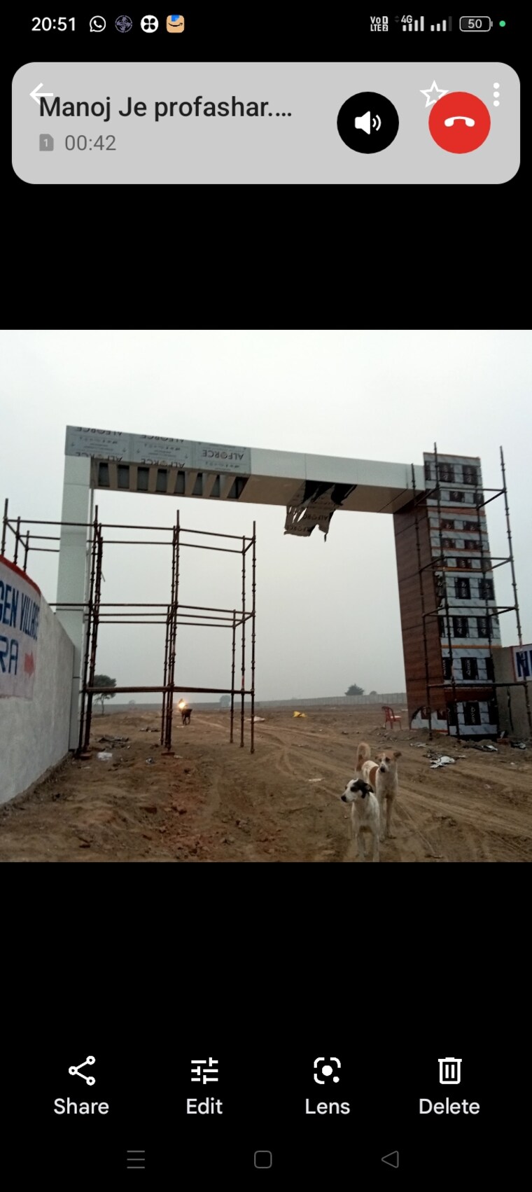 Exterior View, upsidc site b  101 Sq.Yd. Plot In Upsidc Site B Greater Noida 8385797