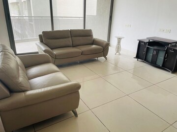 Living Room in 3 BHK Apartment at JP Iscon Platinum, Bopal – for Rent