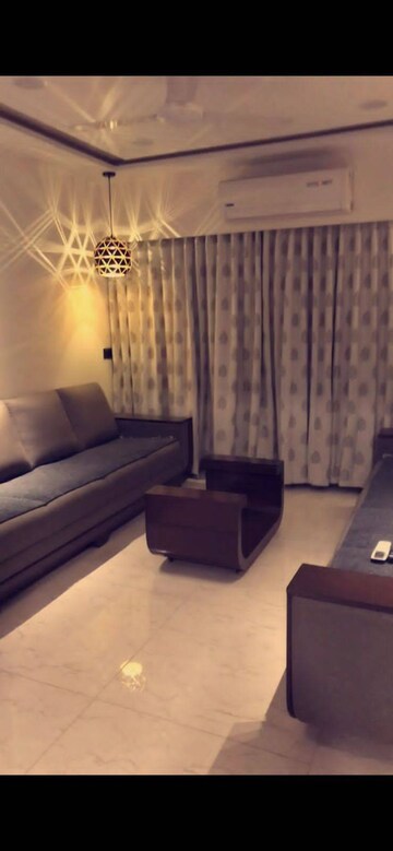 Living Room in 3 BHK Apartment at Prahlad Nagar – for Rent