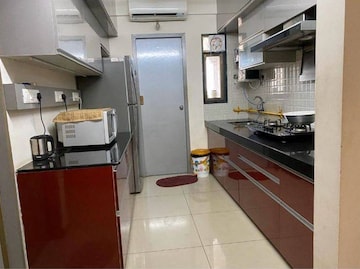 Kitchen in 3 BHK Apartment at Prahlad Nagar – for Rent