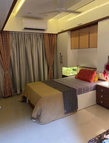 Living Room in 3 BHK Apartment at Prahlad Nagar – for Rent
