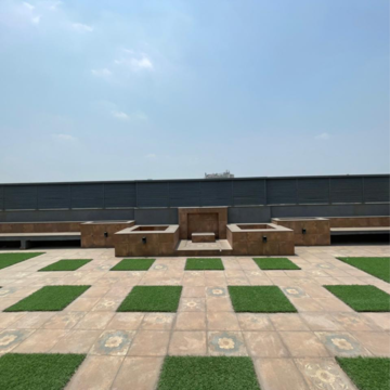 Terrace in 3 BHK Builder Floor at Kohli One Malibu Town, Malibu Town – for Rent