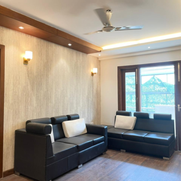 Living Room in 3 BHK Builder Floor at Kohli One Malibu Town, Malibu Town – for Rent