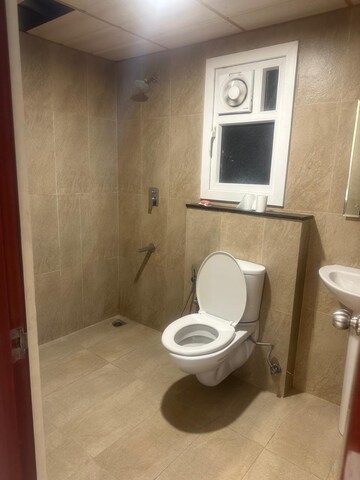 Bathroom in 2.5 BHK Apartment at Prestige High Fields, Gachibowli – for Rent