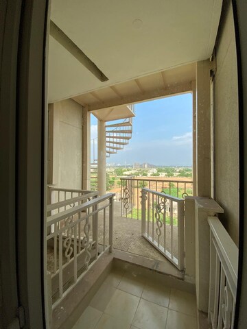 Balcony in 3 BHK Apartment at Emaar Palm Hills, Sector 77 – for Rent