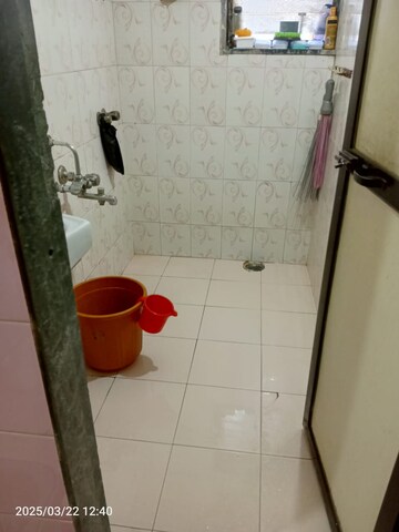 Bathroom in 1 BHK Apartment at Seawoods West – for Sale