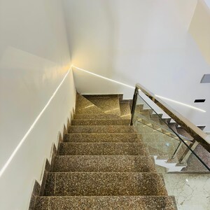 Staircase in 4 BHK Villa at Lal Kuan – for Sale