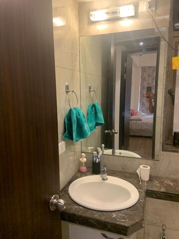 Bathroom in 2 BHK Apartment at L&T Emerald Isle, Powai – for Rent