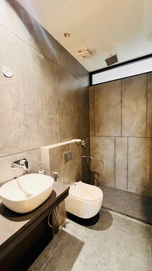 Bathroom in 4 BHK Builder Floor at Auram Floor, South City 2 – for Sale