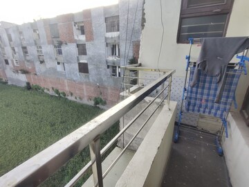 Balcony in 2 BHK Apartment at Shri Devaji Residency, Dhakoli Village – for Rent