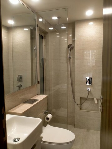 Bathroom in 1 BHK Apartment at Hiranandani Regent Hill, Powai – for Rent