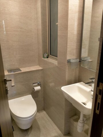 Bathroom in 1 BHK Apartment at Hiranandani Regent Hill, Powai – for Rent