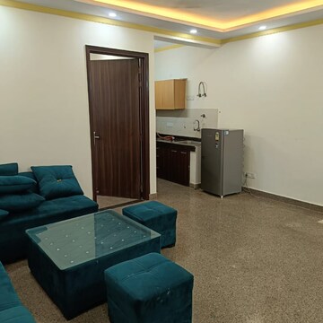 Living Room in 1 BHK Builder Floor at Freedom Fighters Enclave – for Rent