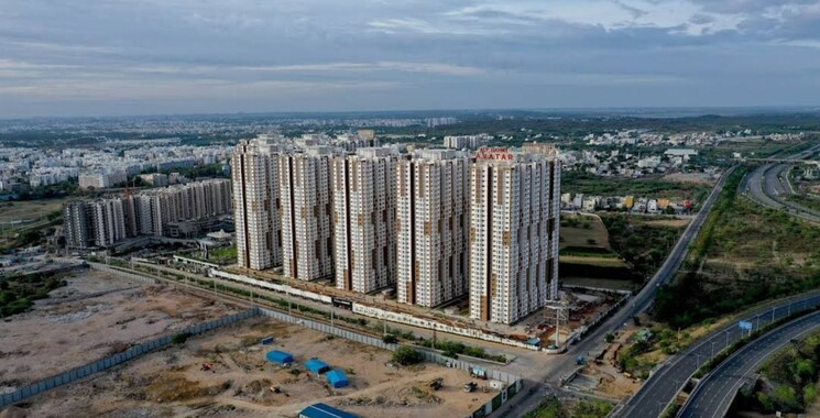 Exterior View, my-home-avatar 3 Bedroom 1834 Sq.Ft. Apartment In Gachibowli Hyderabad 8386510
