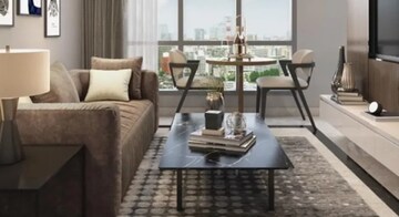 Living Room in 3 BHK Apartment at Pyramid Centria, Sector 10a Nerul – for Sale