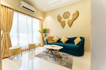 Living Room in 1 BHK Apartment at Saiyogi Sai Residency, Kharghar – for Sale