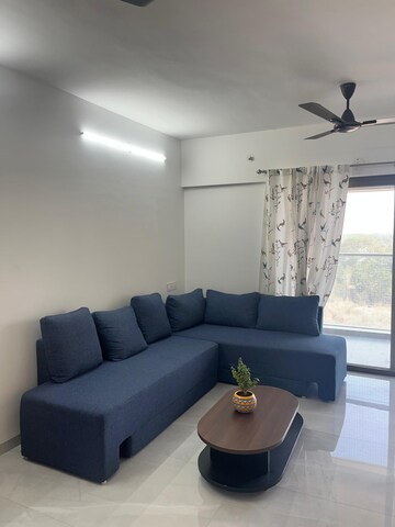 Living Room in 3 BHK Apartment at Oxy Beaumonde, Viman Nagar – for Rent