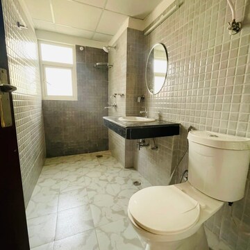 Bathroom in 3.5 BHK Apartment at Amrapali Terrace Homes, Tech Zone 4 Greater Noida – for Rent