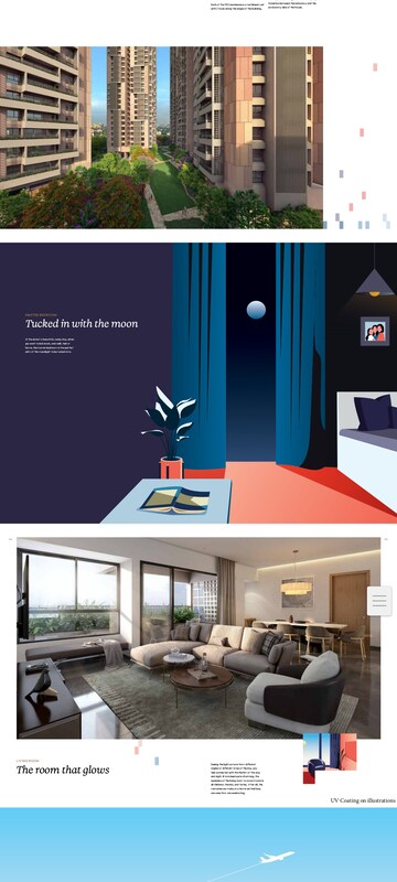 3 BHK Apartment – Exterior View View at Myscape Songs Of The Sun, Financial District - for Sale
