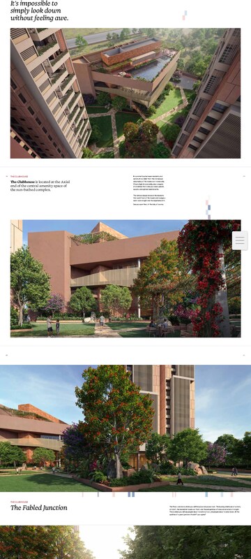 3 BHK Apartment – Exterior View View at Myscape Songs Of The Sun, Financial District - for Sale