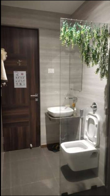 Bathroom in 3 BHK Apartment at Nexus Hyde Park Residency, Manpada – for Rent