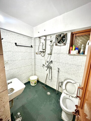 Bathroom in 3 BHK Apartment at Pitampura – for Sale