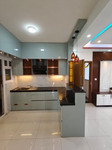 Kitchen in 3 BHK Apartment at Godrej Royale Woods, Devanahalli – for Rent