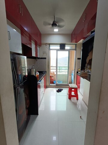 Kitchen in 2 BHK Apartment at DSS Mahavir Kalpavruksha Alcacia Tower, Ghodbunder Road – for Rent