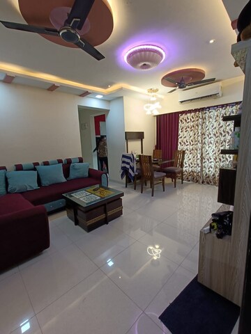 Living Room in 2 BHK Apartment at DSS Mahavir Kalpavruksha Alcacia Tower, Ghodbunder Road – for Rent