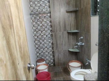 Bathroom in 3 BHK Apartment at Space Ashley Tower, Mira Road – for Rent
