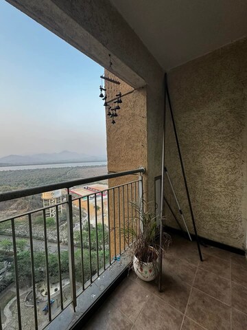 Balcony in 3 BHK Apartment at Lodha Splendora, Ghodbunder Road – for Rent