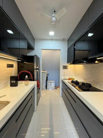 Kitchen in 1.5 BHK Apartment at Lodha Splendora, Ghodbunder Road – for Rent
