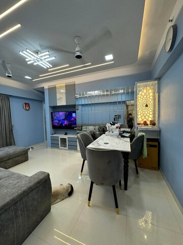 Living Room in 1.5 BHK Apartment at Lodha Splendora, Ghodbunder Road – for Rent