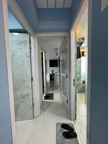 Building Lobby in 1.5 BHK Apartment at Lodha Splendora, Ghodbunder Road – for Rent