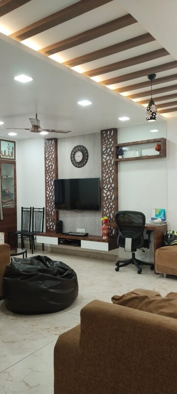 Living Room in 3 BHK Apartment at Kolte Patil Elburz Hills & Dales , Nibm – for Rent