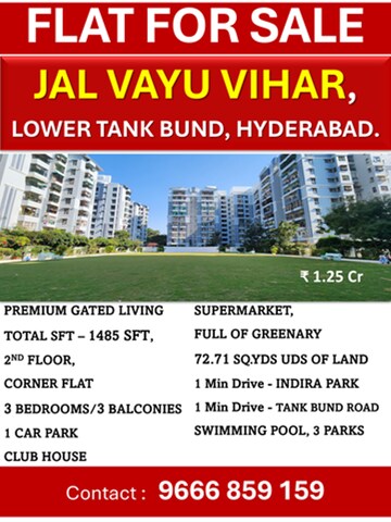 3 BHK Apartment For Resale in Jalvayu Tower Kavadiguda Kavadiguda Hyderabad  8387357