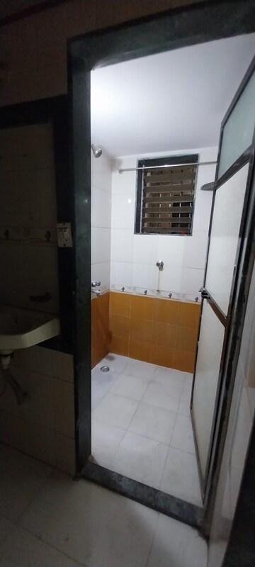 Bathroom in 1 BHK Apartment at Sargam CHS Kamothe, Kamothe – for Rent
