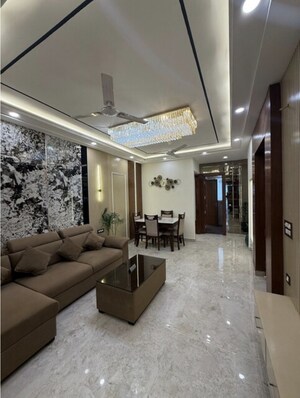 Living Room in 3 BHK Builder Floor at Sector 10a – for Sale