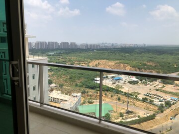 Balcony in 4 BHK Apartment at DLF The Crest, Sector 54 – for Rent