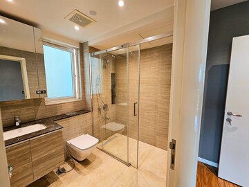 Living Room in 4 BHK Apartment at DLF The Crest, Sector 54 – for Rent