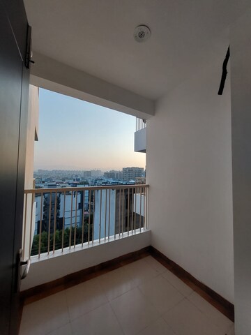 Balcony in 3 BHK Apartment at Golden Sand Apartments, Dhakoli Village – for Sale