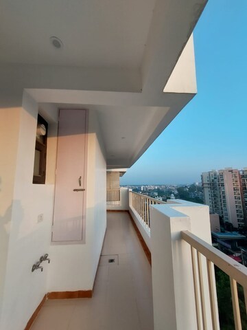 Building Lobby in 3 BHK Apartment at Golden Sand Apartments, Dhakoli Village – for Sale